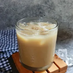 Creamy Coffee Ice with Palm Sugar