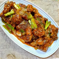 Ayam Krispi Saus Padang