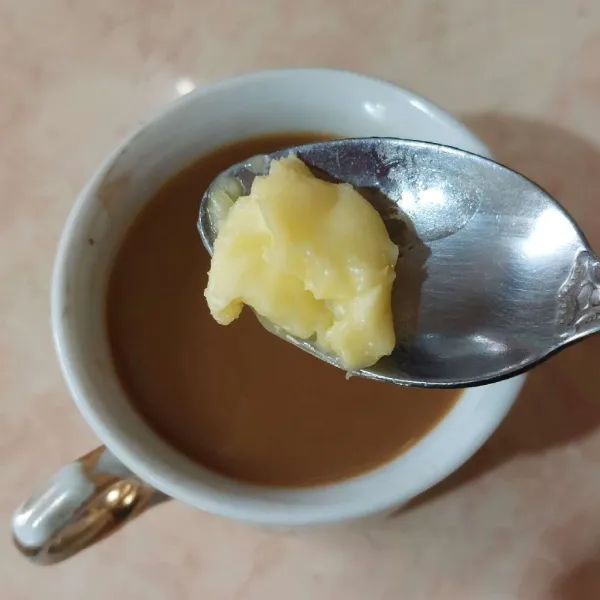 Tambahkan butter.