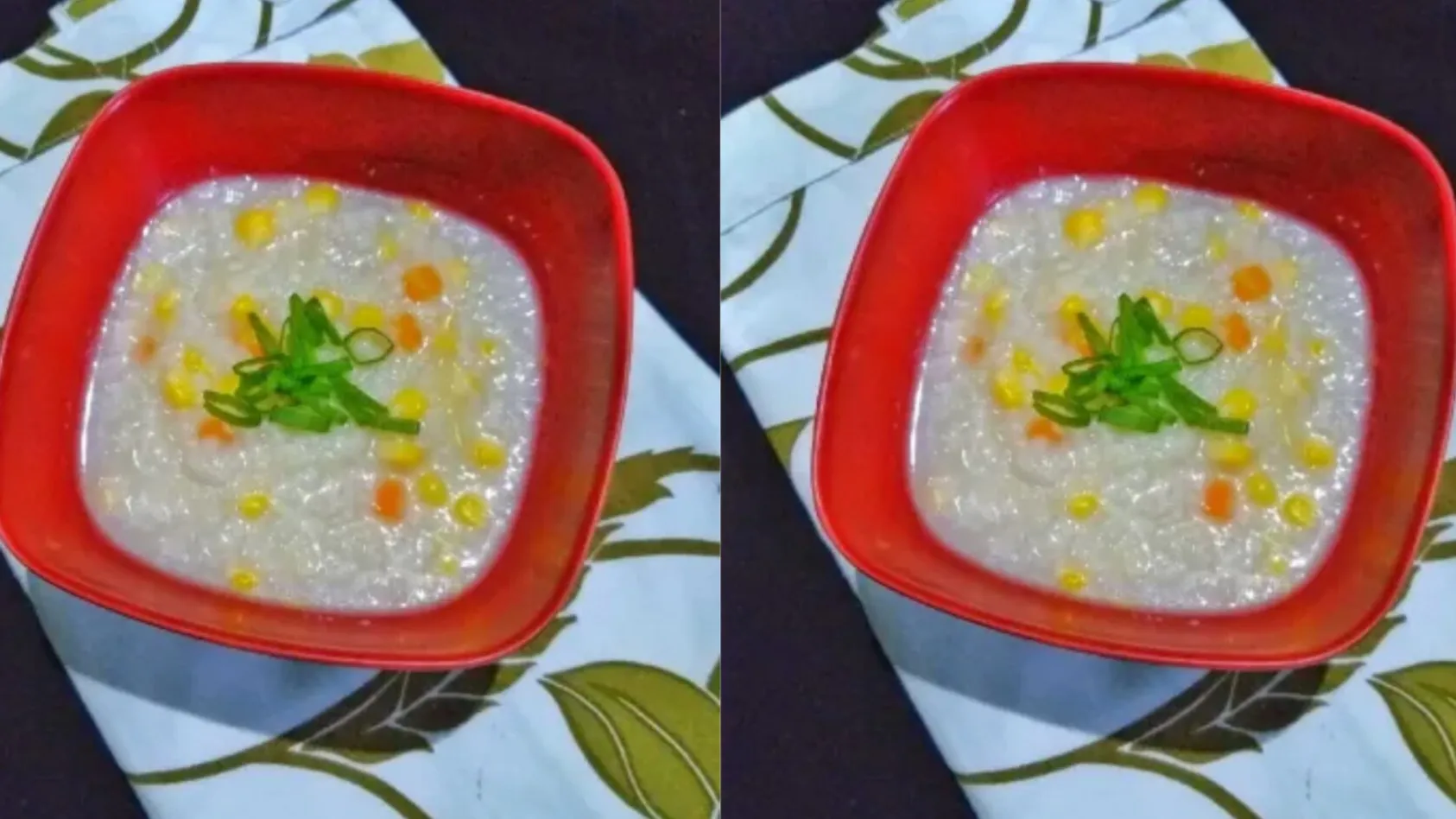 resep bubur ayam veggie