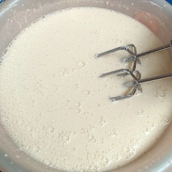 Mixer hingga mulus.