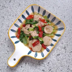 Tumis Pakcoy Bakso