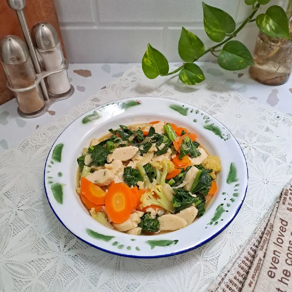 Tumis Fish Roll Sayuran