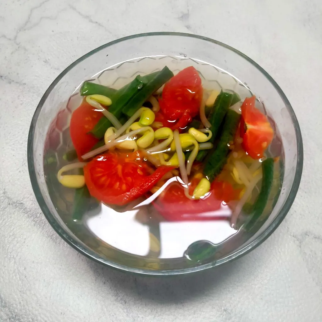 Sayur Kacang Panjang Kecambah Dele