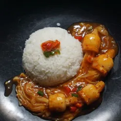 Enoki Chikuwa Asam Pedas