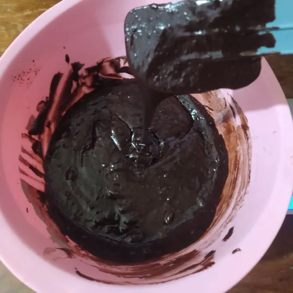 Adonan akan terasa berat.