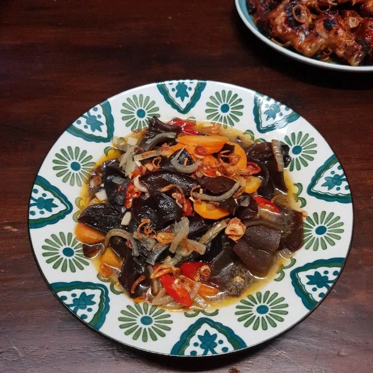 Tumis Wortel Jamur Kuping