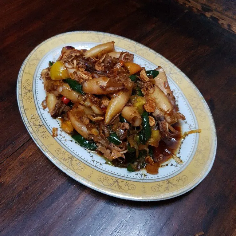Cumi Asin Tumis Kecap