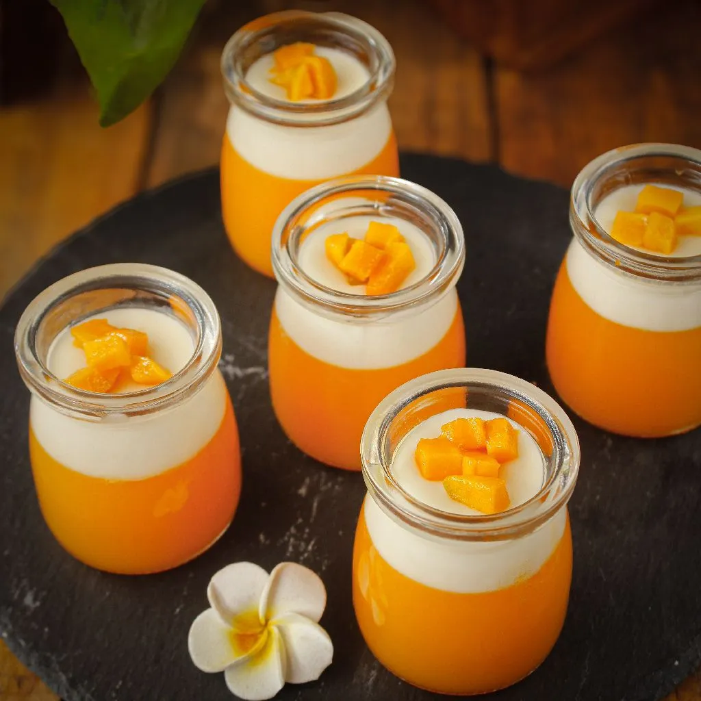 Puding Mangga Vla Susu Keju