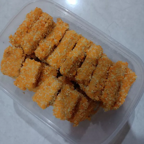 Atau dijadikan stok di freezer.