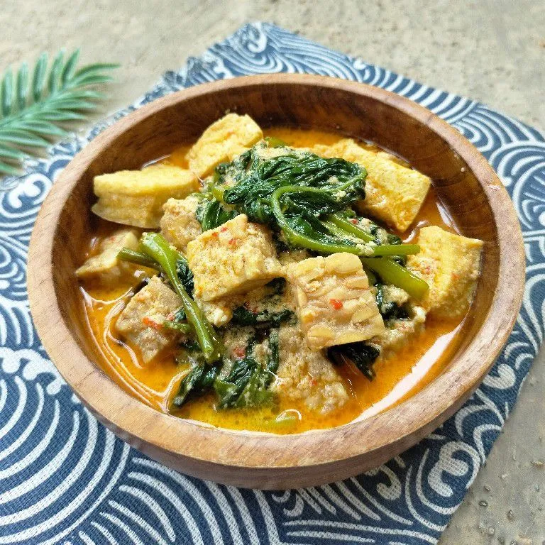 Gulai Kangkung Tahu Tempe