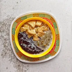 Bubur CangJo Ketan Hitam Biskuit