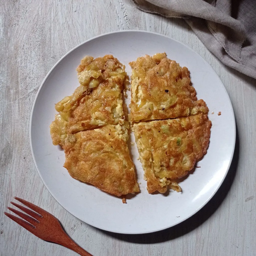 Omelet Macaroni Keju