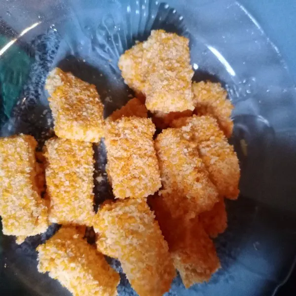 Dan balur dengan tepung panir.