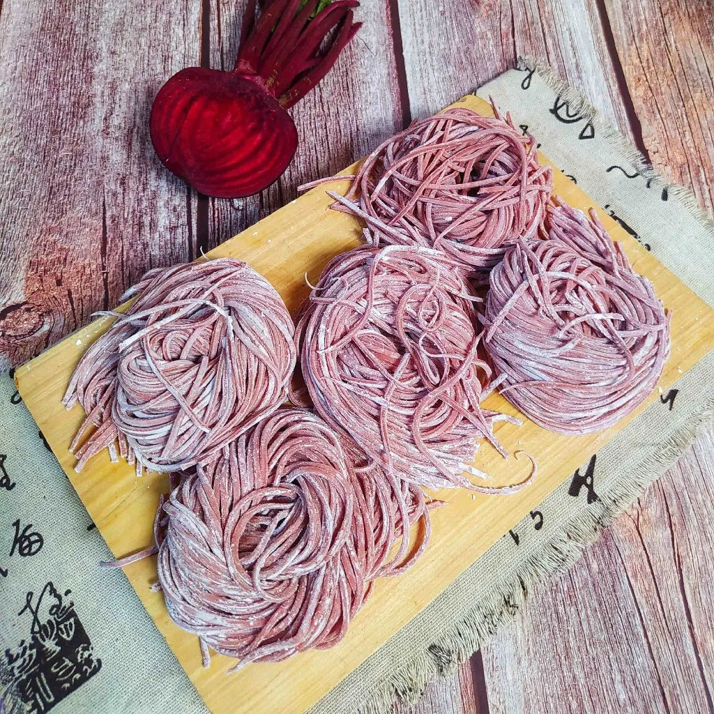 Homemade Beetroot Noodles