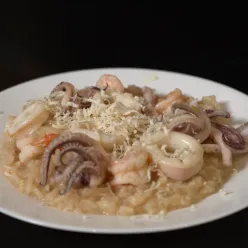 Seafood Risotto Sanji Dari Anime "One Piece"