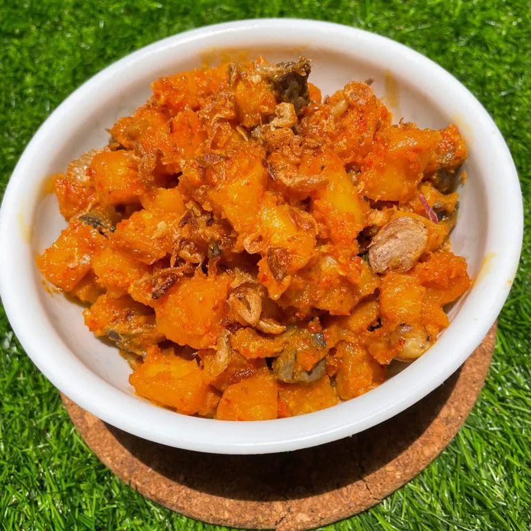 Balado Kentang Ati Ampela