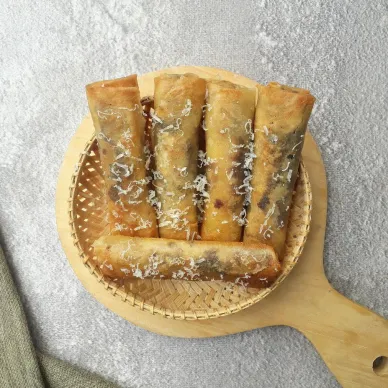 Lumpia Pisang Coklat Keju