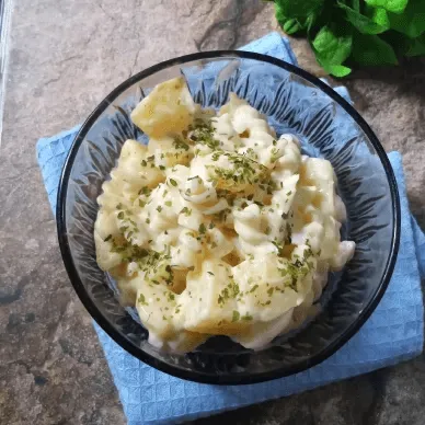 resep Fusilli dengan kreasi salad kentang