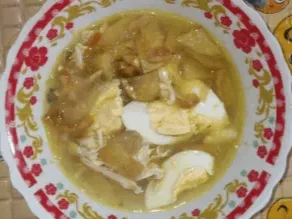 resep soto ayam dengan telur rebus dan kentang
