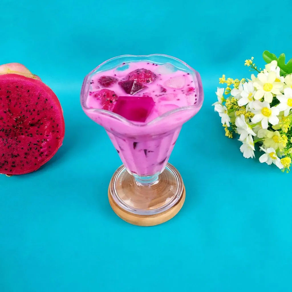 Es Buah Naga Susu Jelly