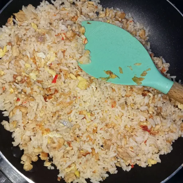 Aduk hingga tercampur rata.