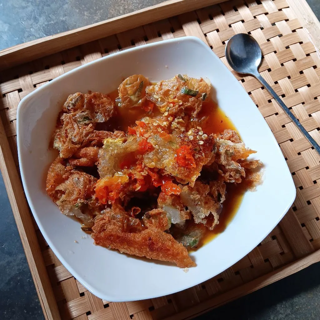 Aci Crispy Kuah Cuka Pedas
