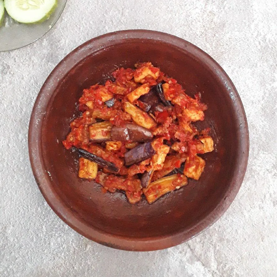 Sambel Terong Tahu Tempe