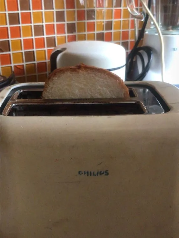 Panggang roti selama 3 menit.