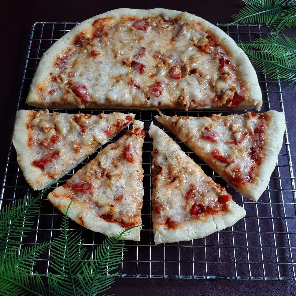 Pizza Teflon Ayam Paprika