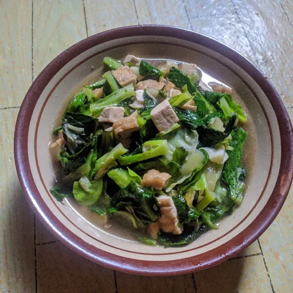 Angkat dan siap dihidangkan.