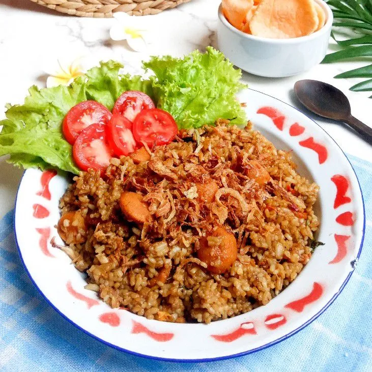 Nasi Goreng Bumbu Iris Simple