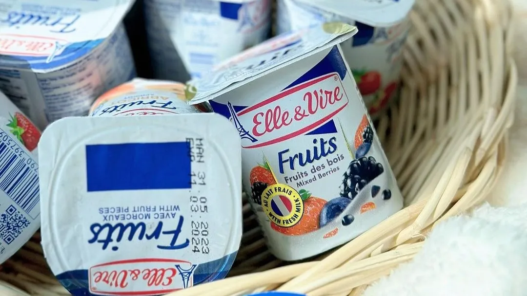 elle & vire yogurt untuk salad buah yang enak