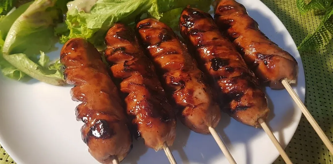 resep sosis bakar teriyaki