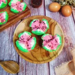 Bolu Kukus Mekar Semangka
