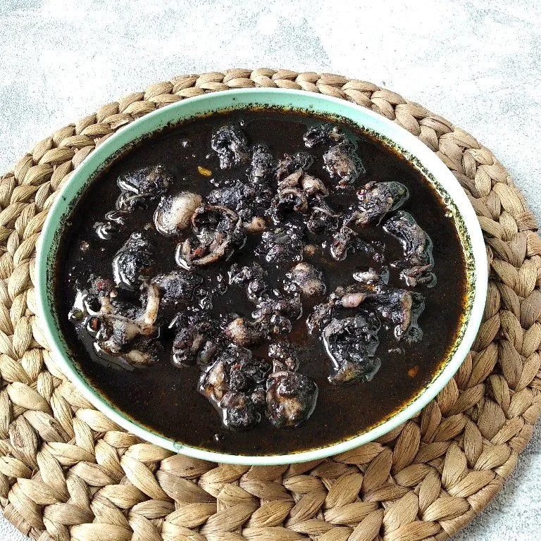 Cumi Sotong Masak hitam