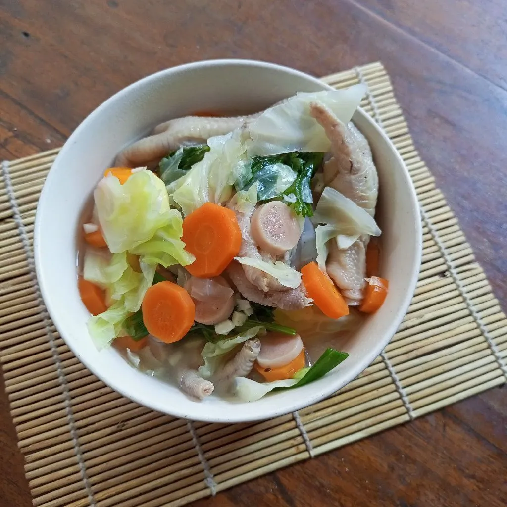 Sop Ceker Sosis