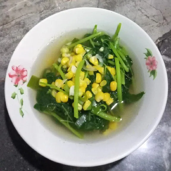 Sayur Bening Bayam Jagung Manis