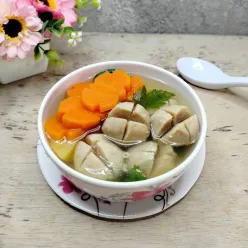 Sop Cemplung Bakso Sapi