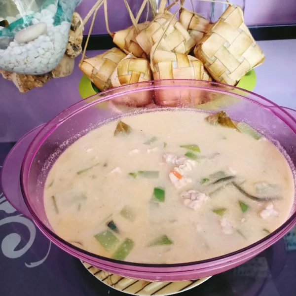 Sayur lodeh siap dinikmati