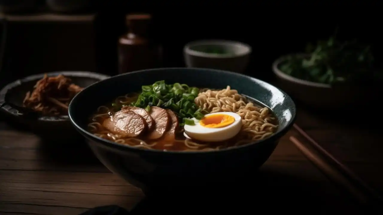 ilustrasi shoyu ramen (freepik.com/vecstock)