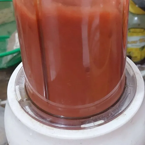 Blender hingga halus.