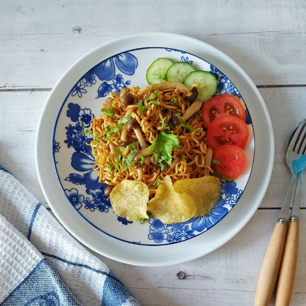 Mie Goreng Jamur Shimeji