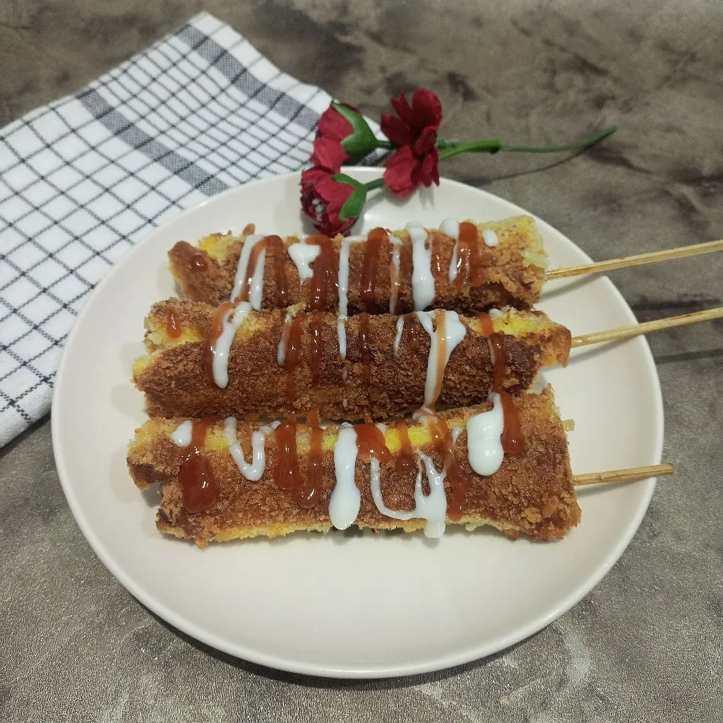 Resep Corn Dog Roti Tawar Sederhana Rumahan di Yummy App