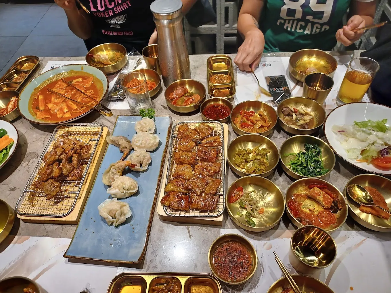 hidangan di Mr. Park Korean BBQ