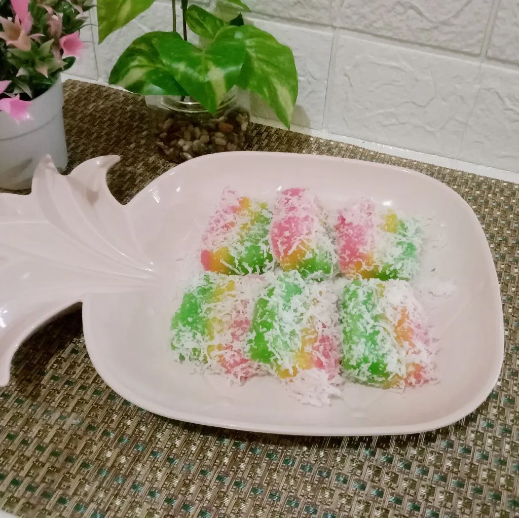 Kue Lapis Singkong Pelangi