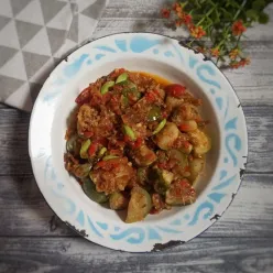Sambal Terong Lalap Petai Rebon