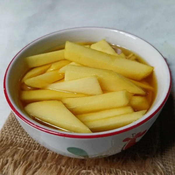 Kemudian simpan dikulkas beberapa jam dan siap disajikan.