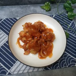Ayam Tepung Saus Barbeque