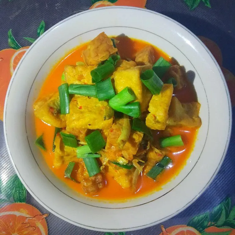 Tahu Tempe Teri Kuah Santan